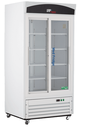 Lab Research Products (LRP) - PH-LRP-HC-S33G - 33 Cu. Ft. Basic Series Pharmacy/Vaccine Sliding Glass Door Refrigerator
