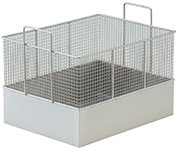 Amerex - ATA-110BSB2-R - Stainless Steel Rectangular Wire Basket with a Solid Bottom for HRH-110
