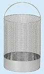 Amerex - ATA-HG80BSB1 - Stainless Steel Round Wire Basket with 5" Solid Bottom for HG-80