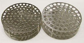 Amerex - ATA-TR20-90 - Stainless Steel Tube Rack for HG-50/80, Holds 90 20mm Tubes.