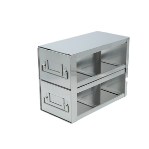 UFD-22-375 - Upright Freezer Drawer Rack for 3.75" Boxes, 2x2 Configuration