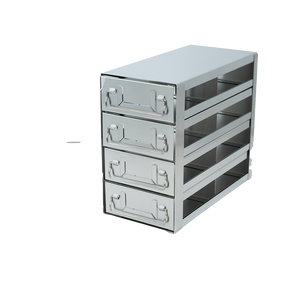 Crystal Industries - UFD-242 - Upright Freezer Drawer Rack for 2" Boxes, 2x4 Configuration