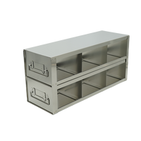 Crystal Industries - UFD-32-L375 - Upright Freezer Drawer Rack for Large 3.75" Boxes, 3x2 Configuration