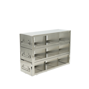 UFD-33-L375 - Upright Freezer Drawer Rack for Large 3.75" Boxes, 3x3 Configuration