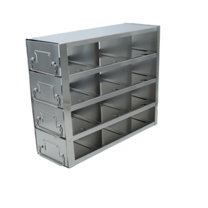 UFD-343 - Drawer Rack for 3" Boxes, 3x4 Configuration
