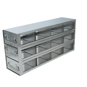 UFD-433 - Upright Freezer Drawer Rack for 3" Boxes, 4x3 Configuration