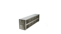Crystal Industries - UFD-52-L375 - Upright Freezer Drawer Rack for Large 3.75" Boxes, 5x2 Configuration