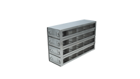 Crystal Industries - UFD-54-375 - Upright Freezer Drawer Rack for Large 3.75" Boxes, 5x4 Configuration