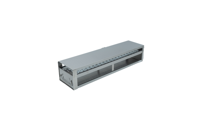 Crystal Industries - UFD-LT10-1 - Upright Freezer Rack with 1 Drawer for 8ml, 8.5ml, 10ml Tubes