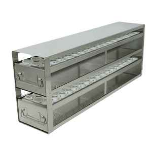 UFD-XLT50-2 - Upright Freezer Rack with 2 Drawers for 50ml Centrifuge Tubes