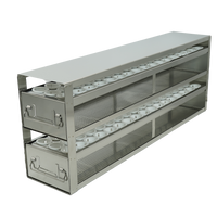 Crystal Industries - UFD-50 - Upright Freezer Rack with Drawer for 50ml Centrifuge Tubes