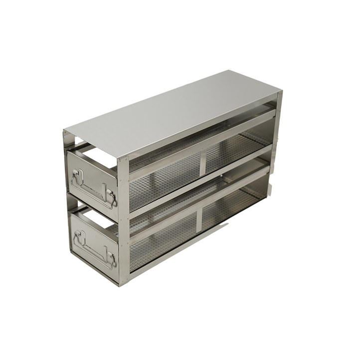 Crystal Industries - UFD-B-2 - Upright Freezer Drawer Rack with 2 Drawers for Bottles