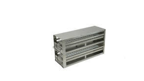 Crystal Industries - UFD-T06-2 - Upright Freezer Rack with 2 Drawers for 4ml, 4.5ml, 6ml, 7ml Tubes