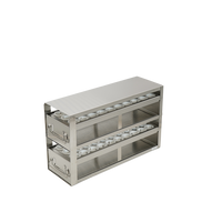 Crystal Industries - UFD-50 - Upright Freezer Rack with Drawer for 50ml Centrifuge Tubes