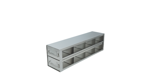 Crystal Industries - UFD-423 - Upright Freezer Drawer Rack for 3" Boxes, 4x2 Configuration
