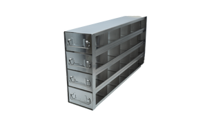 UFD-543 - Upright Freezer Drawer Rack for 3" Boxes, 5x4 Configuration