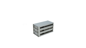 Crystal Industries - UFDDP-33 - Upright Freezer Drawer Rack for 96-Deep-Well Microtiter Plates, 3x3 Configuration