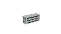 Crystal Industries - UFDDP-44 - Upright Freezer Drawer Rack for 96-Deep-Well Microtiter Plates, 4x4 Configuration
