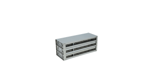 UFDDP-43 - Upright Freezer Drawer Rack for 96-Deep-Well Microtiter Plates, 4x3 Configuration
