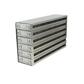 UFDDP-66 - Upright Freezer Drawer Rack for 96-Deep-Well Microtiter Plates, 6x6 Configuration