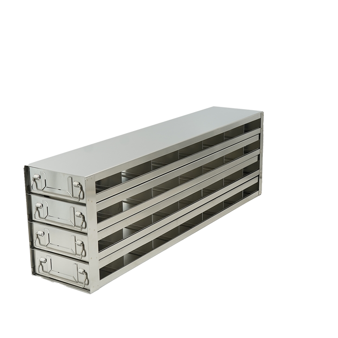 Crystal Industries - UFDDP - Upright Freezer Drawer Rack for 96-Deep-Well Microtiter Plates