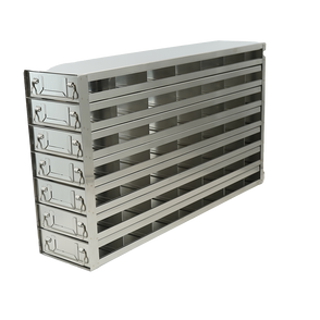 UFDDP-77 - Upright Freezer Drawer Rack for 96-Deep-Well Microtiter Plates, 7x7 Configuration