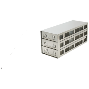 UFDHT-33 - Drawer Rack for 100-Cell Hinged Plastic Boxes, 3x3 Configuration