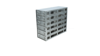 Crystal Industries - UFDHT - Upright Freezer Drawer Rack for 100-Cell Hinged Plastic Boxes