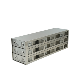 Crystal Industries - UFDHT-43 - Upright Freezer Drawer Rack for 100-Cell Hinged Plastic Boxes, 4x3 Configuration