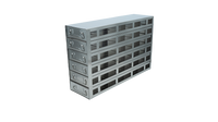 Crystal Industries - UFDHT - Upright Freezer Drawer Rack for 100-Cell Hinged Plastic Boxes