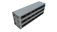 Crystal Industries - UFDMM-63 - Upright Freezer Drawer Rack for SBS Formatted Boxes, 6x3 Configuration