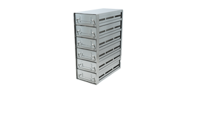 Crystal Industries - UFDMP-36 - Upright Freezer Drawer Rack for Microtiter Plates, 3x6 Configuration