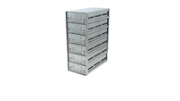 Crystal Industries - UFDMP-36 - Upright Freezer Drawer Rack for Microtiter Plates, 3x6 Configuration