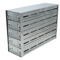 Crystal Industries - UFDMP-55 - Upright Freezer Drawer Rack for Microtiter Plates, 5x5 Configuration