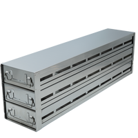 Crystal Industries - UFDMP-73 - Upright Freezer Drawer Rack for Microtiter Plates, 7x3 Configuration