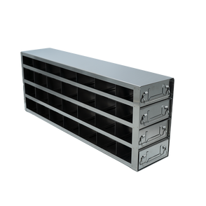 Crystal Industries - UFDMP-74 - Upright Freezer Drawer Rack for Microtiter Plates, 7x4 Configuration