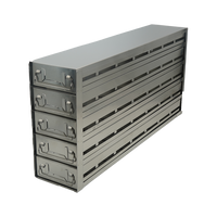 Crystal Industries - UFDMP-75 - Upright Freezer Drawer Rack for Microtiter Plates, 7x5 Configuration