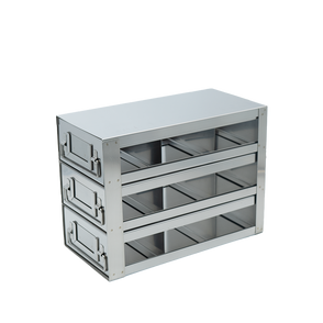 Crystal Industries - UFDMX-332 - Upright Freezer Drawer Rack for SBS Formatted Boxes, 3x3 Configuration