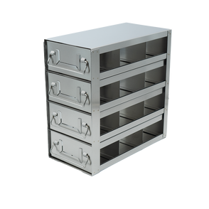 Crystal Industries - UFDMX-342 - Upright Freezer Drawer Rack for SBS Formatted Boxes, 3x4 Configuration