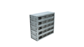 UFDMX-452 - Upright Freezer Drawer Rack for SBS Formatted Boxes, 4x5 Configuration