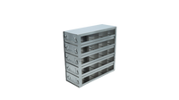 Crystal Industries - UFDMX - Upright Freezer Drawer Rack for SBS Formatted Boxes