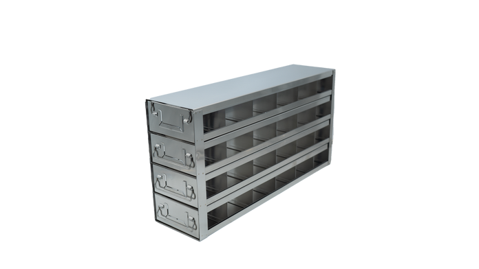 UFDMX-642 - Drawer Freezer Rack for SBS Formatted Boxes, 6x4 Configuration