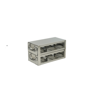 Crystal Industries - UFDPCR-32 - Upright Freezer Drawer Rack for 0.2ml Tube 96-Well PCR Boxes, 3x2 Configuration