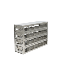 Crystal Industries - UFDPCR - Upright Freezer Drawer Rack for 0.2ml Tube 96-Well PCR Boxes