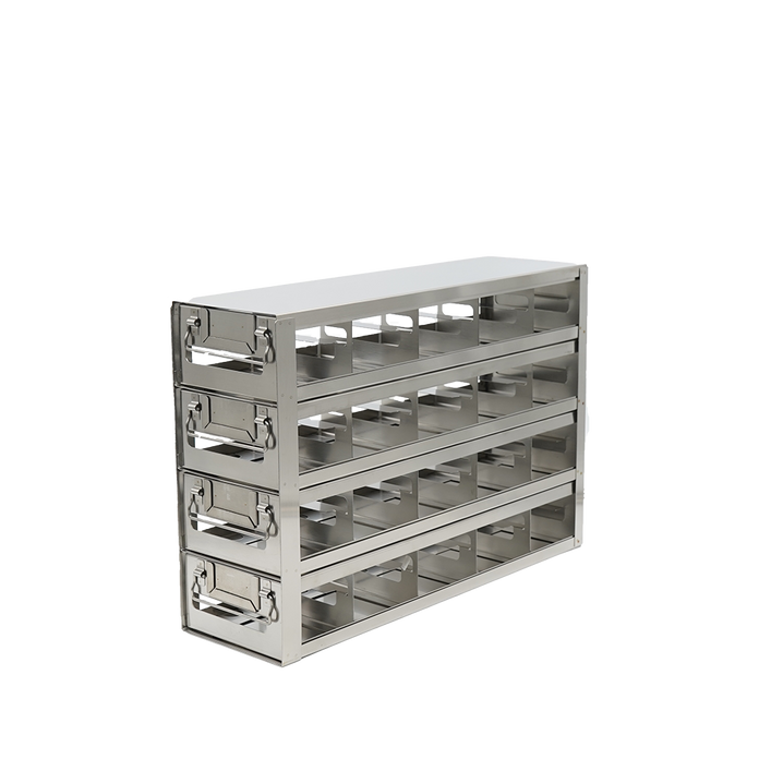 Crystal Industries - UFDPCR - Upright Freezer Drawer Rack for 0.2ml Tube 96-Well PCR Boxes