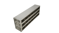 Crystal Industries - UFDPCR-73 - Upright Freezer Drawer Rack for 0.2ml Tube 96-Well PCR Boxes, 7x3 Configuration