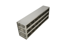 Crystal Industries - UFDPCR-73 - Upright Freezer Drawer Rack for 0.2ml Tube 96-Well PCR Boxes, 7x3 Configuration