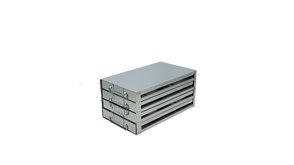 UFDS-100-24 - Upright Freezer Drawer Rack for 100-Place Slide Boxes, 2x4 Configuration