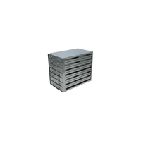 Crystal Industries - UFDS-100 - Upright Freezer Drawer Rack for 100-Place Slide Boxes