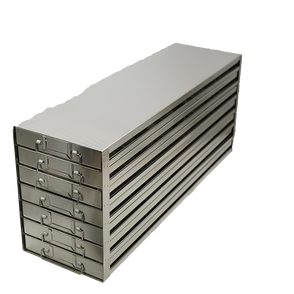 UFDS-100-47 - Upright Freezer Drawer Rack for 100-Place Slide Boxes, 4x7 Configuration
